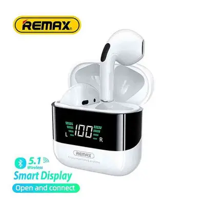 Remax TWS-10 Plus Dynamic Bluetooth Earbuds with Digital Display
